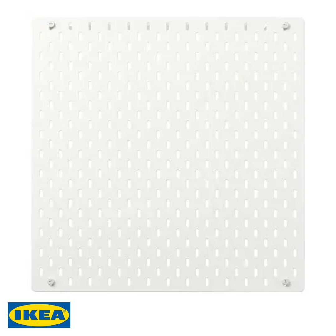 Настінна дошка-органайзер IKEA SKÅDIS 56х56 см. 003.208.03 Біла