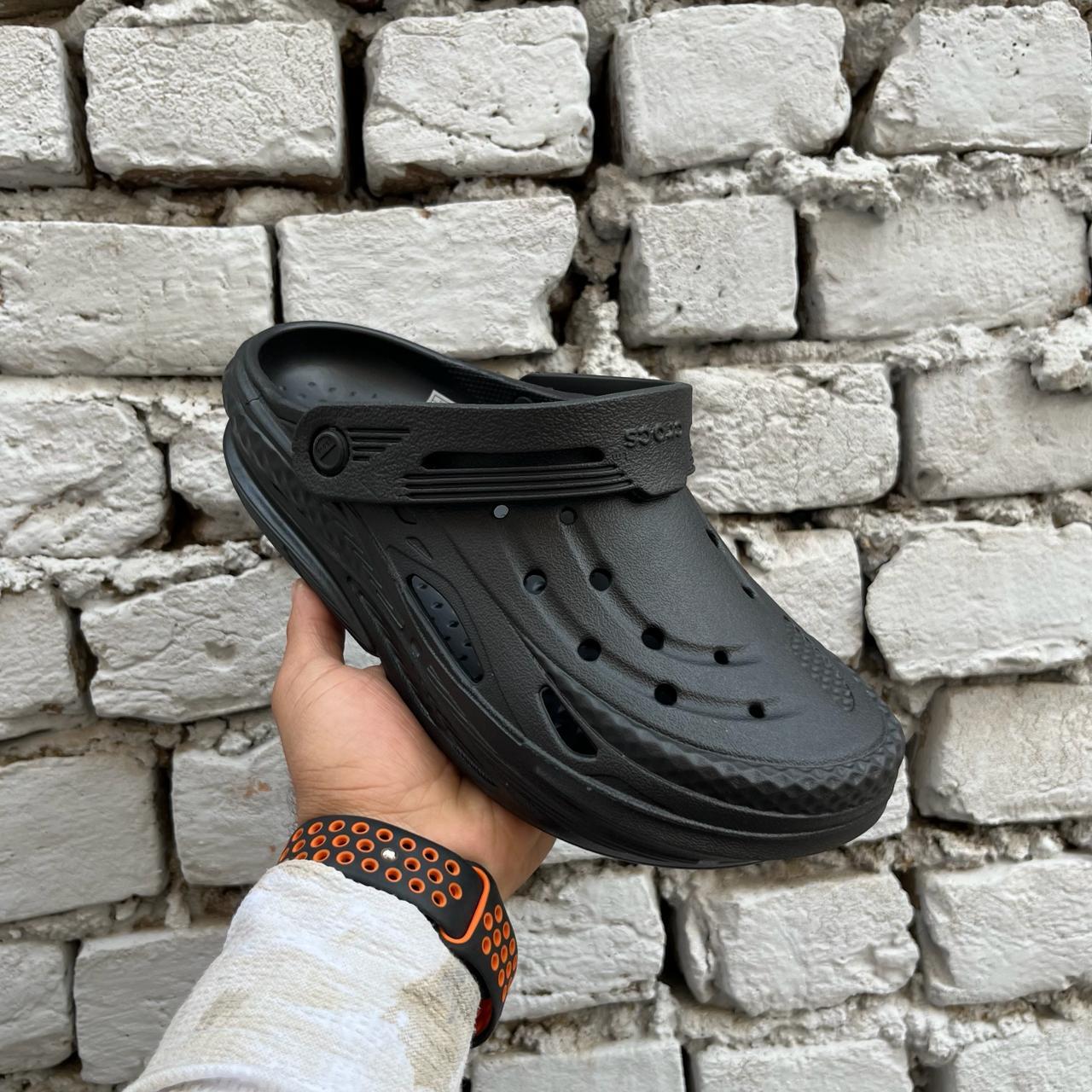 Crocs Off Grid Clog black чорні чоловічі сабо крокс, новинка, оригінал.