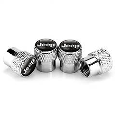 Ковпачки на ніпель для Джип Alitek Rif Metal Silver Jeep (4 шт.)