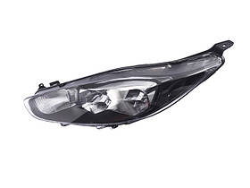 Фара передня ліва Ford Fiesta 13-17 (TYC) галоген, чорна 1789946