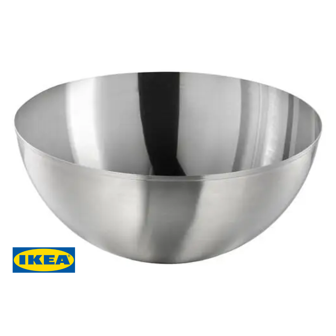 Миска IKEA BLANDA BLANK Діаметр – 20 см 200.572.55 Сталева