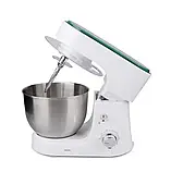 Тестомес стаціонарний BITEK BT-6611 3000 Вт планетарна металева чаша кухонний комбайн міксер, фото 3