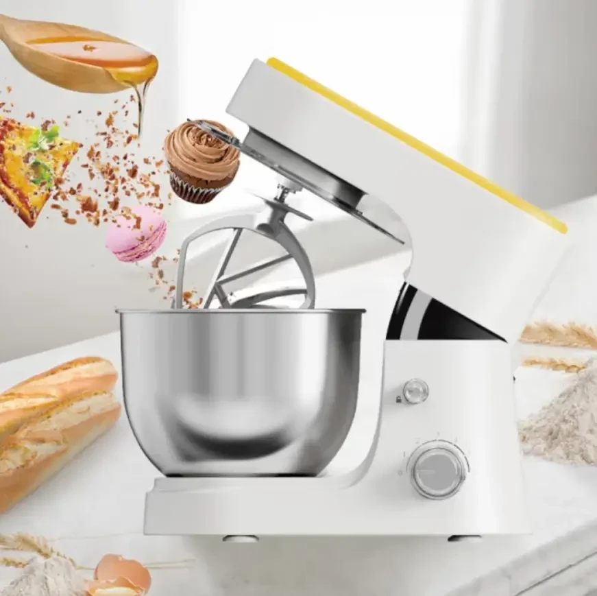Тестомес стаціонарний BITEK BT-6611 3000 Вт планетарна металева чаша кухонний комбайн міксер, фото 1