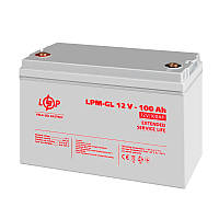 Акумулятор гелевий LogicPower LPM-GL 12 V — 100 Ah (LP3871)
