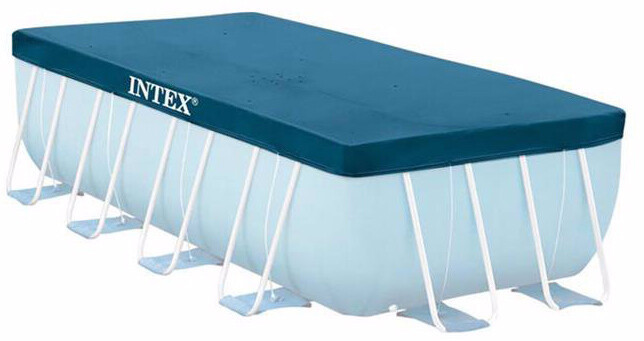 Тент для прямокутного каркасного басейну Intex 28037 розміром 400х200см, фото 1