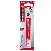 Леза сегментні для ножа 18 мм 10 шт Haisser 23500