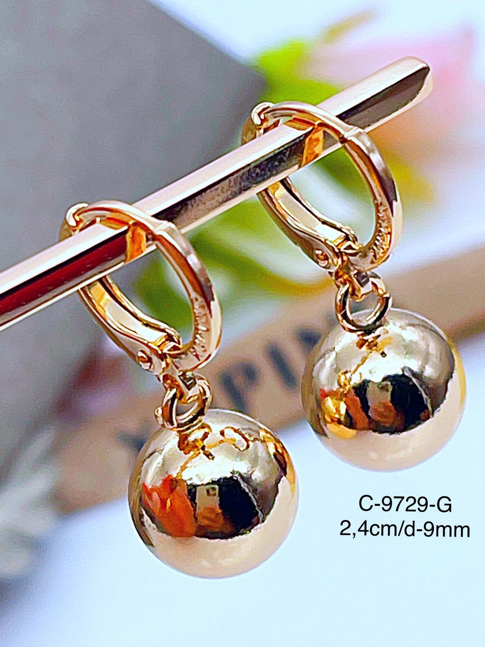 Сережки Xuping позолота