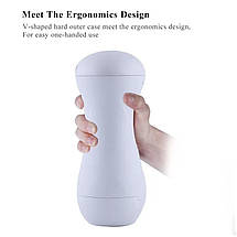 Мастурбатор із вібрацією Hismith Masturbation Cup, фото 4