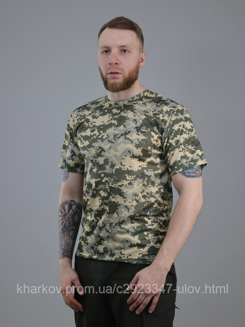 Футболка Cool-Max пряма Світлий піксель