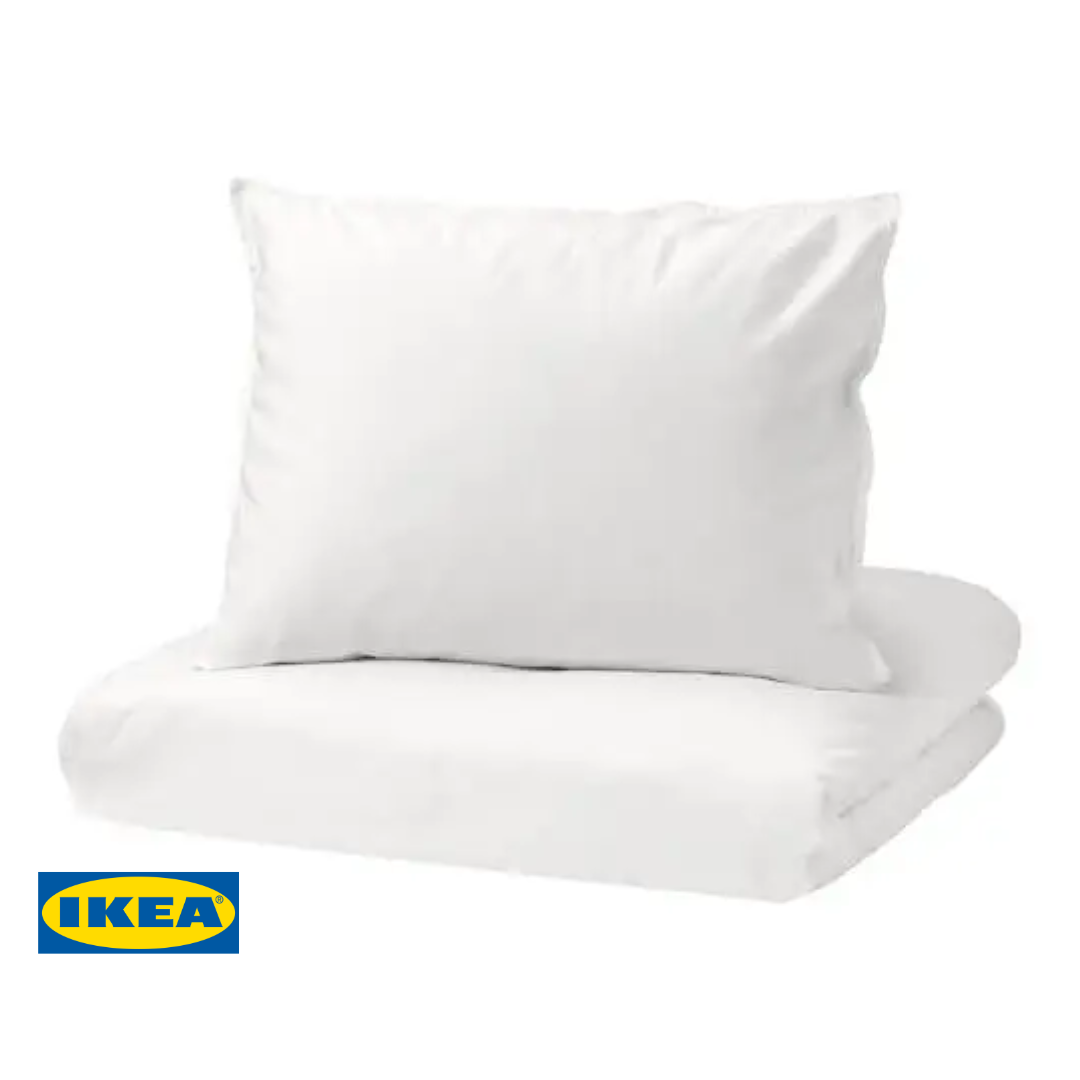 Комплект постільної білизни IKEA ÄNGSLILJA 2 предмети 403.185.63 Білий