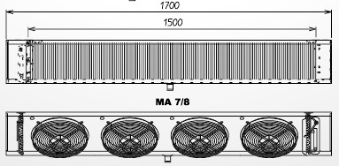 Повітряоохолоджувачі МА 7 ED S.E.R. (Італія)