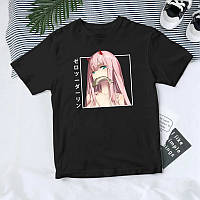 Футболка аніме "Darling in the Franxx, Zero Two " 1