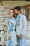 Сімейні парні вишиванки Familly look з льону,арт 4600-к+4250, фото 5