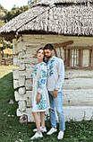 Сімейні парні вишиванки Familly look з льону,арт 4600-к+4250, фото 9