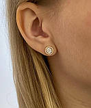 Пусети у позолоті(або срібні), фото 3