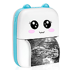 Дитячий міні принтер для термодруку + Подарунок Кольоровий термопапір 3шт / Принтер для телефону / Термопринтер, фото 5