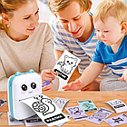 Дитячий міні принтер для термодруку + Подарунок Кольоровий термопапір 3шт / Принтер для телефону / Термопринтер, фото 6