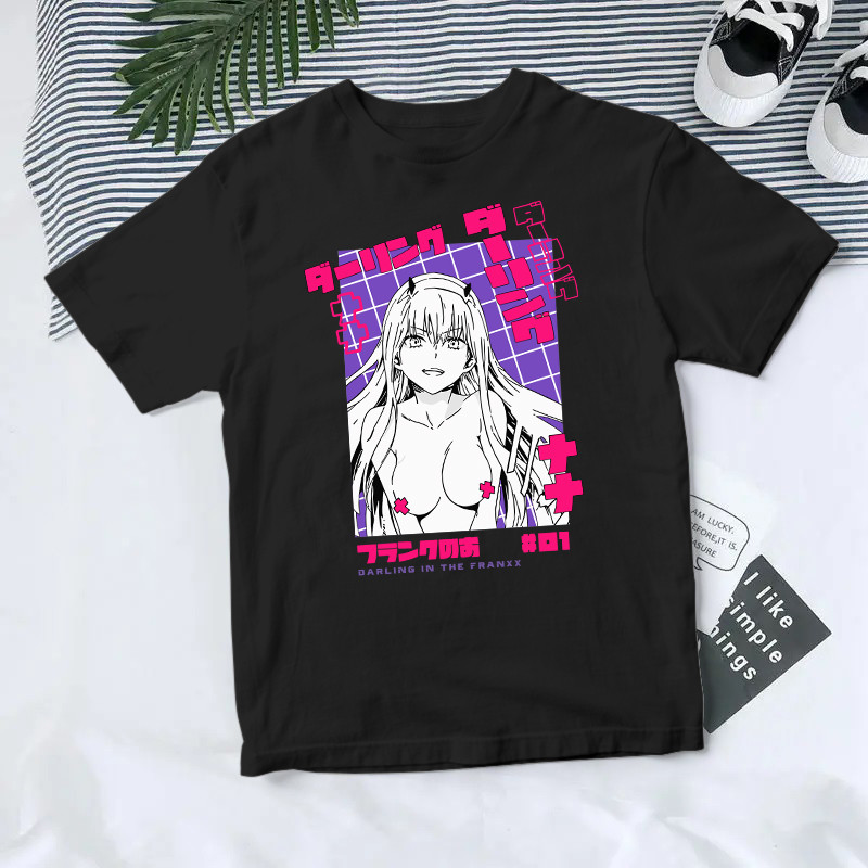 Футболка аніме "Darling in the Franxx, Zero Two " 5