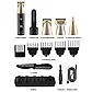 Тример для домашнього використання Hots Rechargeable Grooming Kit 5in1 Gold (LK-881-GO), фото 4