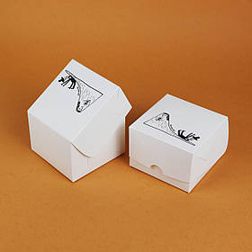 Коробочки Весільні з Приколовим малюнком 110*110*80 мм