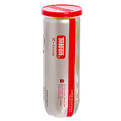 М'ячі для великого тенісу Teloon Z-Tuor 818P3 3 м'ячі в комплекті