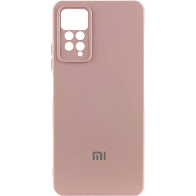 Чехол Silicone Cover Lakshmi Full Camera (AAA) with Logo для Xiaomi Redmi Note 11 Pro 4G / 12 Pro 4G Рожевий / Pink Sand