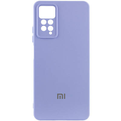 Чехол Silicone Cover Lakshmi Full Camera (AAA) with Logo для Xiaomi Redmi Note 11 Pro 4G / 12 Pro 4G Бузковий / Dasheen