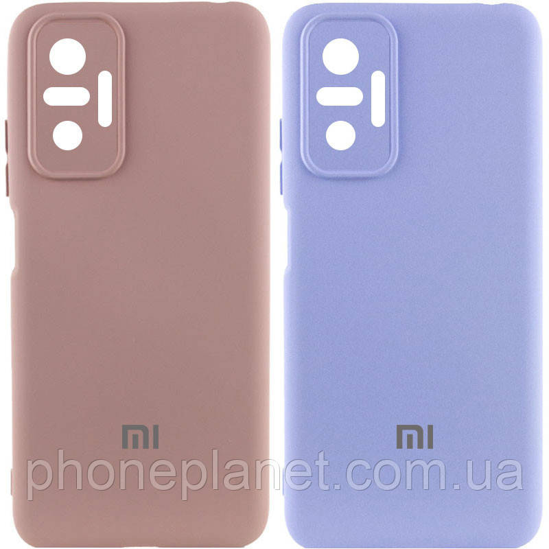 Чехол Silicone Cover Lakshmi Full Camera (AAA) with Logo для Xiaomi Redmi Note 10 Pro / 10 Pro Max