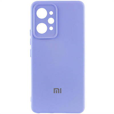 Чехол Silicone Cover Lakshmi Full Camera (AAA) with Logo для Xiaomi Redmi 12 Бузковий / Dasheen