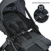 Універсальна коляска 2в1 El Camino GENESIS ME 1126 Asphalt Gray Темно-сіра, фото 10