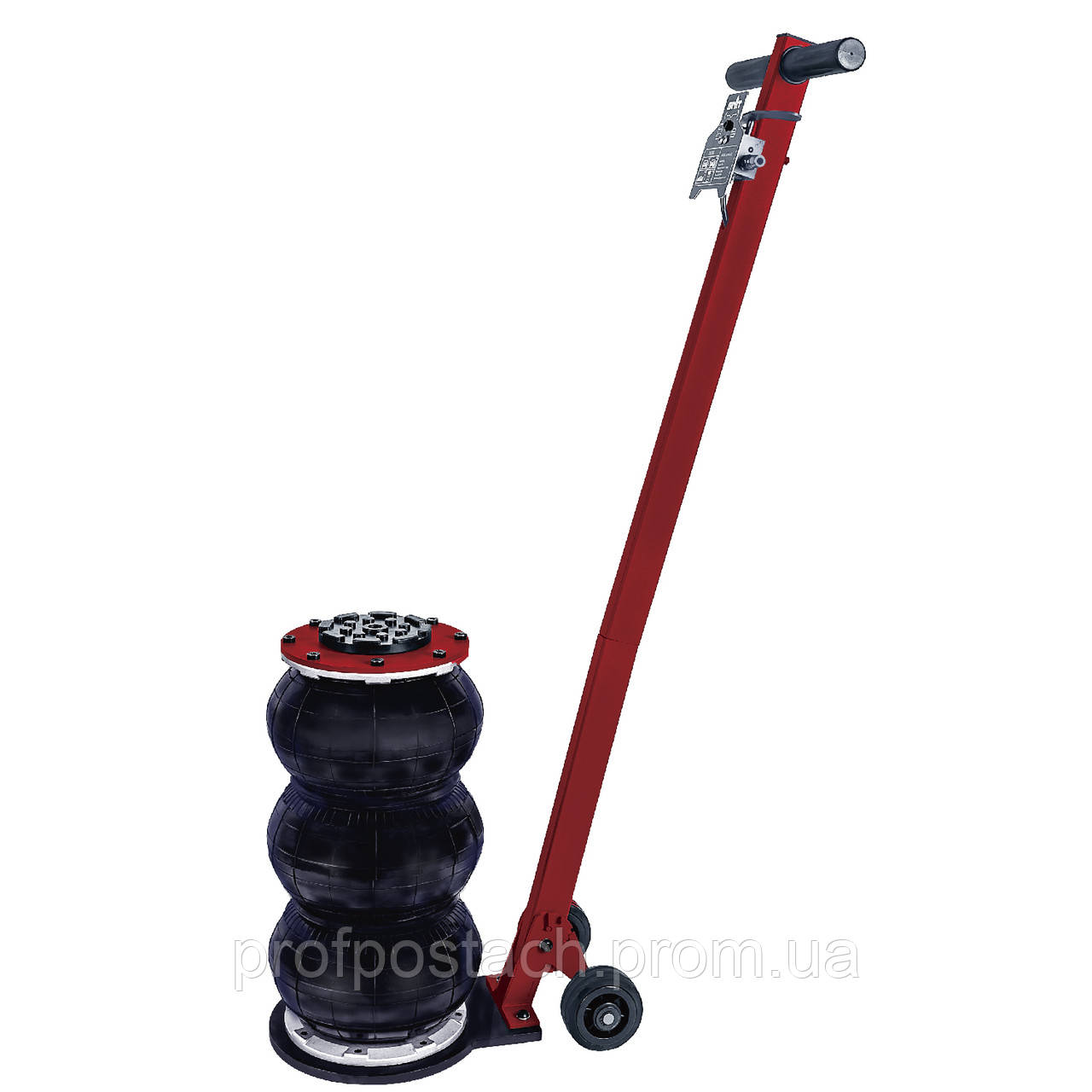 GTM Пневмодомкрат 2т 125-430мм   мак.тиск-6атм, посилені подушки