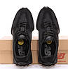 Чоловічі кросівки New Balance 327 All Black Взуття Нью Беланс 327 замша текстиль демісезон, фото 8