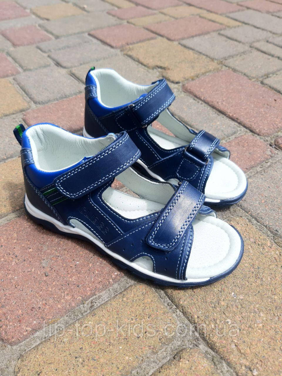 Босоніжки для хлопчика Clibee 327 bl-royal сині р.31,32, фото 1