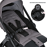 Універсальна коляска 2в1 El Camino GENESIS ME 1126 Taupe Gray Світло-сіра, фото 10