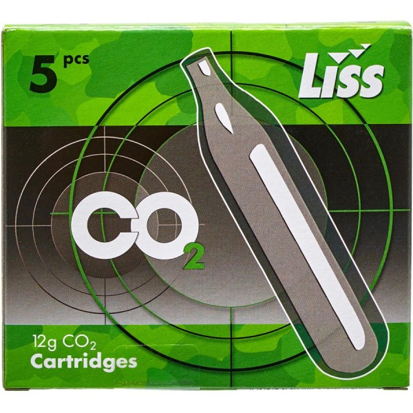 Балон CO2 Liss 12g — 5 шт./пач., фото 1