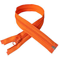 Блискавка (застібка-змійка) спіральна 53,5х3см поморанчева