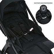 Універсальний візочок 2в1 El Camino GENESIS ME 1126 Jet Black Чорний, фото 9