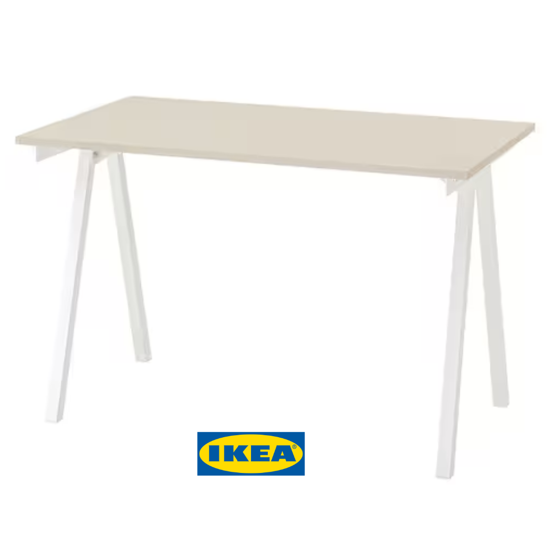 Стіл IKEA TROTTEN 494.343.89 Бежево-білий