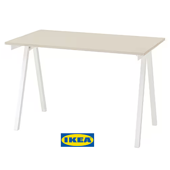 Стіл IKEA TROTTEN 494.343.89 Бежево-білий