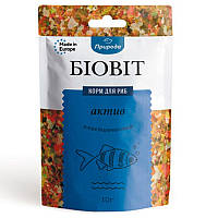 Корм для риб пластинчастий Біовіт Актив 10 г Природа
