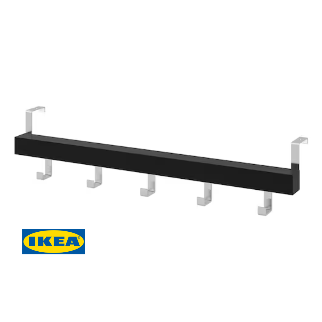 Вешалка на двері IKEA TJUSIG 402.426.53 Чорна