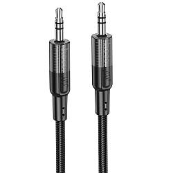 Аудіо кабель HOCO UPA27 |3,5mm to 3,5mm/ 1.2М| Чорний 46334