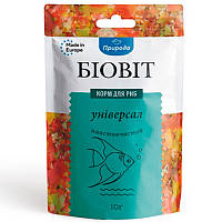 Корм для риб пластинчастий Біовіт Універсал 10 г Природа