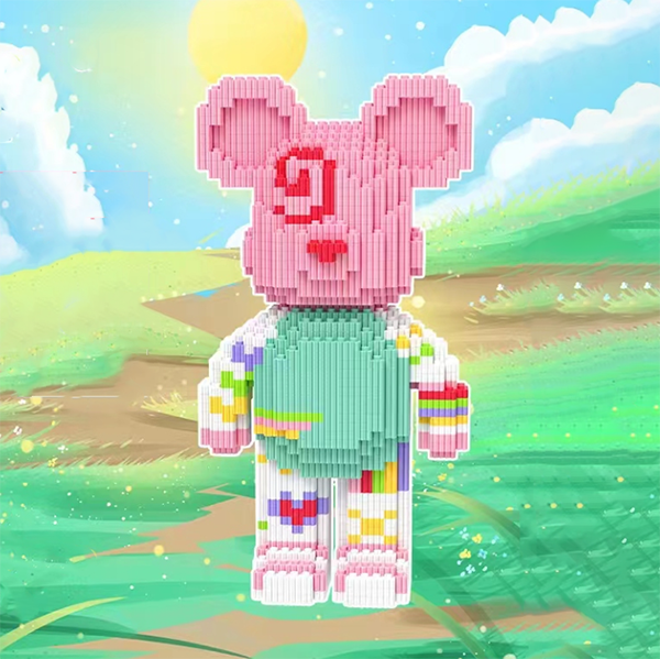 Конструктор Magic Blocks у вигляді ведмедика Bearbrick на 1198 деталей (8109)