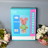 Конструктор Magic Blocks у вигляді ведмедика Bearbrick на 1198 деталей (8109), фото 4