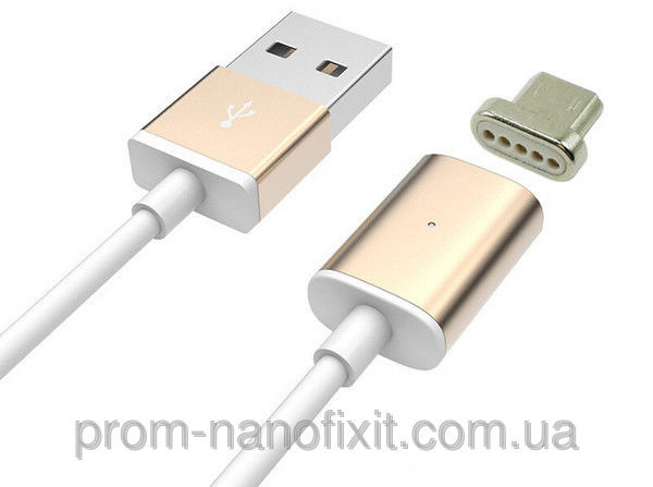 Магнітна зарядка (usb кабель) для Андроїд, фото 1
