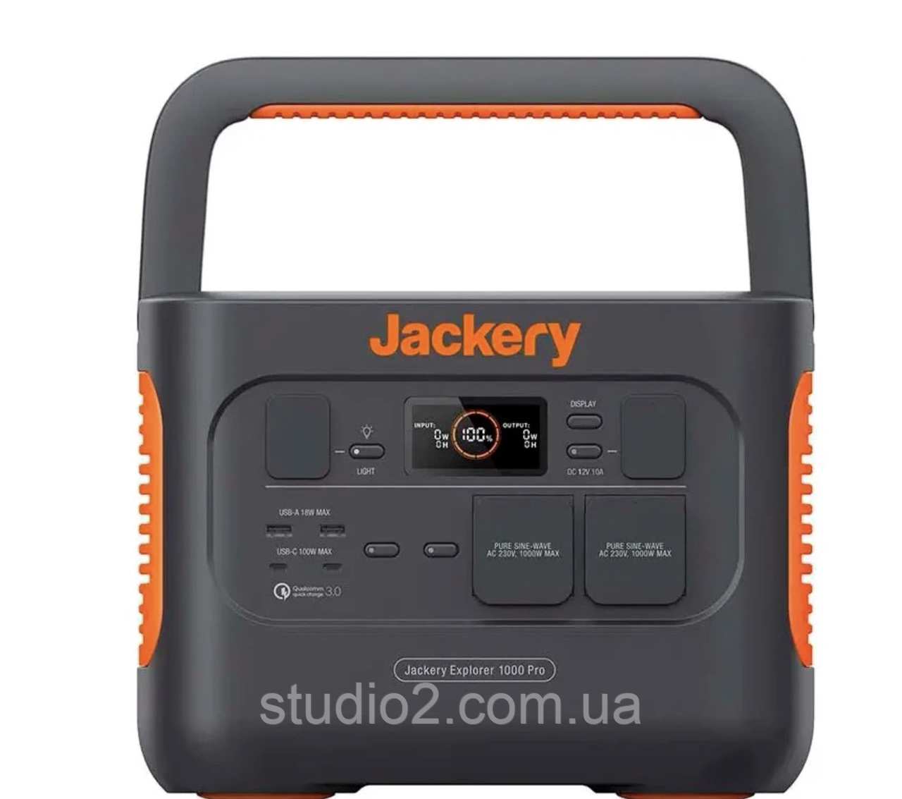 Зарядна станція Jackery Explorer 1000 PRO, 1000 Вт,1002 Вт*год (електростанція для дому, UPS, ДБЖ), фото 1