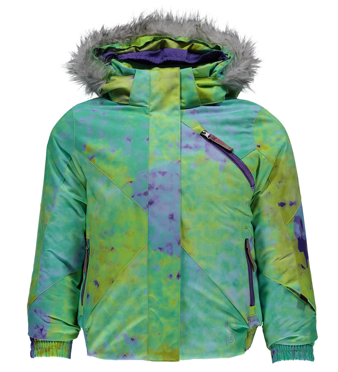 Куртка Spyder bitsy lola morning sky acid print/iris (MD)