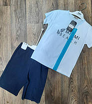 Костюм дитячий на хлопчика р 5-8 років, голубий