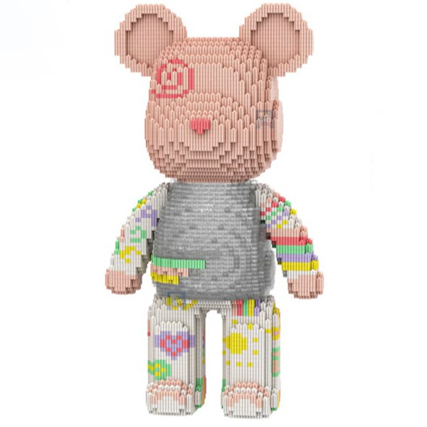 Конструктор Magic Blocks у вигляді ведмедика Bearbrick на 3031 деталь (9071)